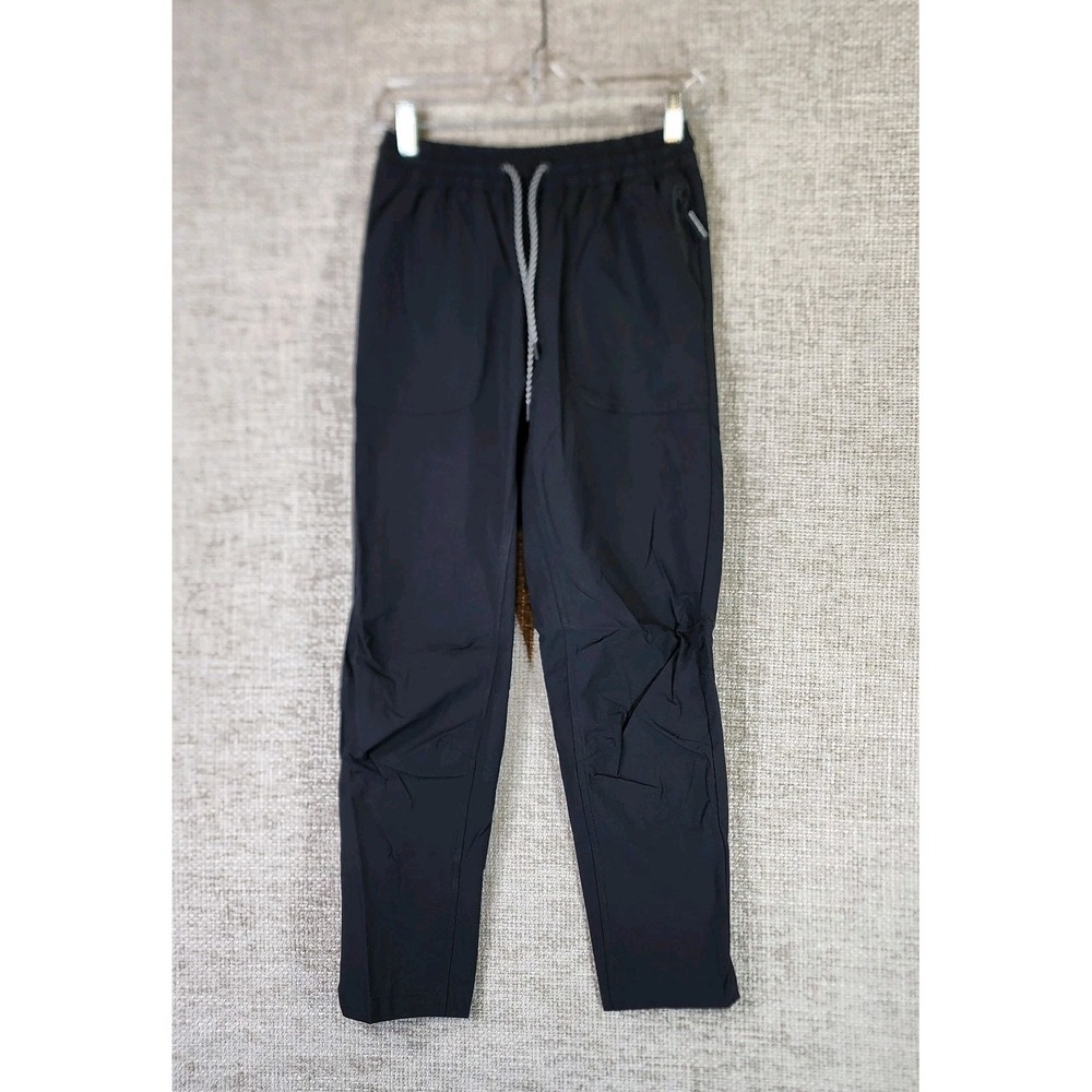 Bearded Goat Ripstop Nylon Water Resistant Pants Women XS Black Pullon 24x26 EUC